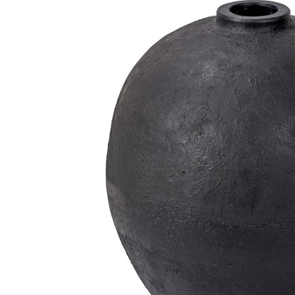 Fibrestone Black Decorative Vase