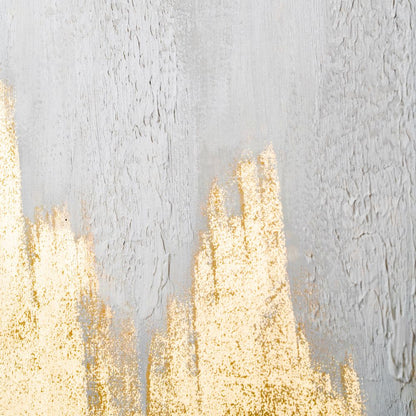 Frameless Canvas Black or White and Gold Abstract