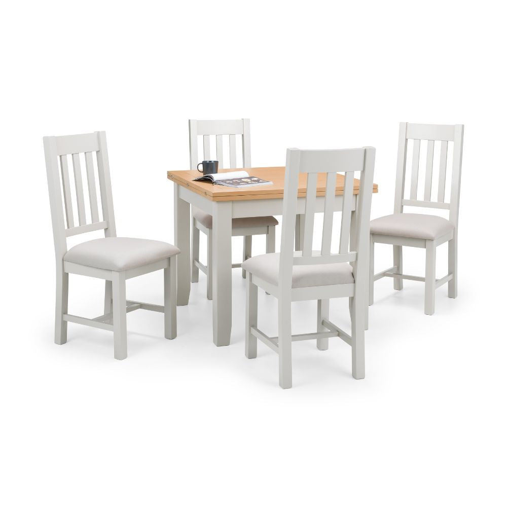 Richmond Flip-Top Elephant Grey Dining Table