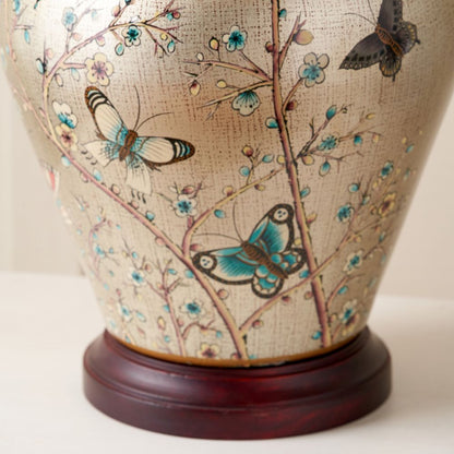 Papillon Ceramic Butterfly Table Lamp