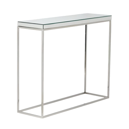 Elysee Mirrored Glass Console Table