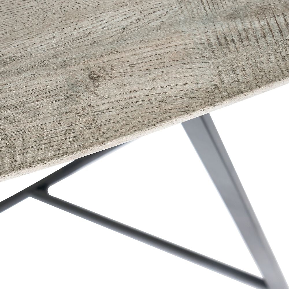 Ukiah Grey Oak Veneer Console Table