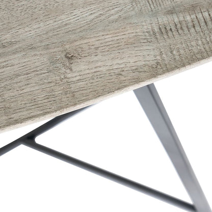 Ukiah Grey Oak Veneer Console Table