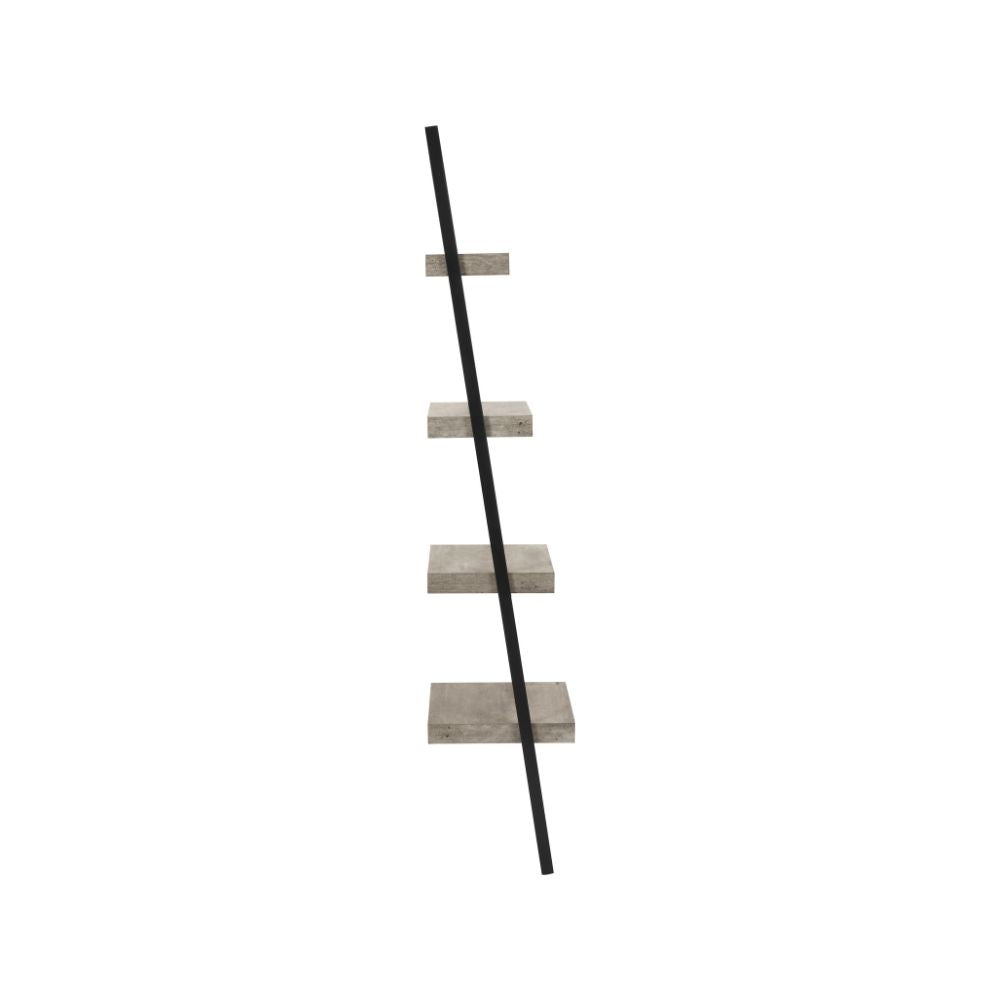 Jersey Concrete Effect 4 Shelf Unit