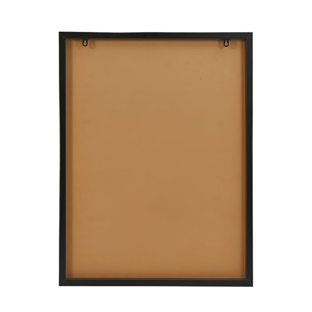 Art Deco Print with Gold Detail and Black Frame