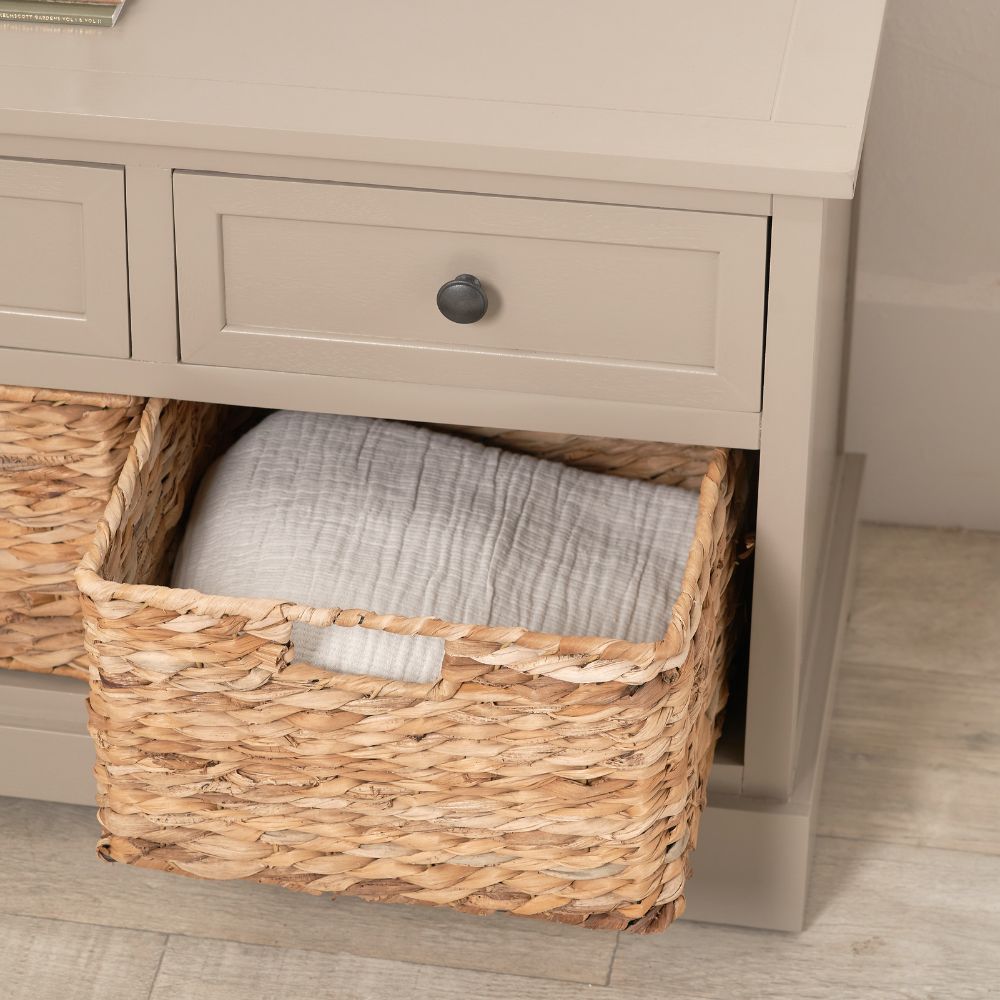 Devonshire Putty Pine Wood Sideboard
