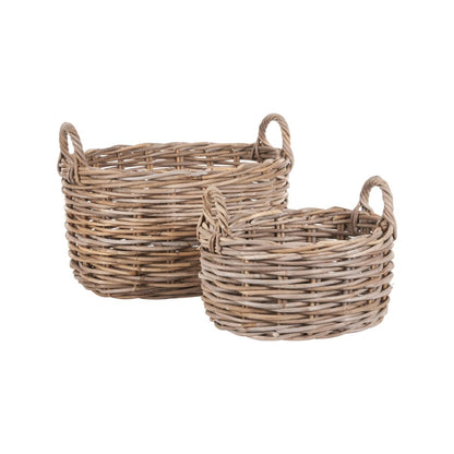 Kubu Oval Baskets (Set of2)