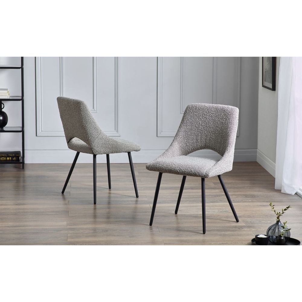 Iris Boucle Dining Chair (Set of 2)