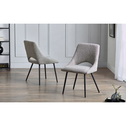 Iris Boucle Dining Chair (Set of 2)