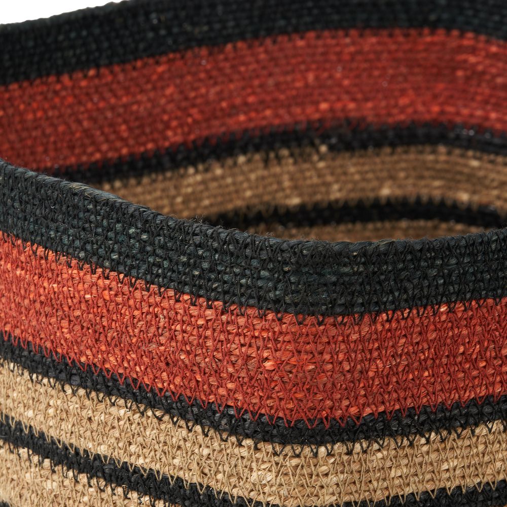 Seagrass Stripe Square Basket