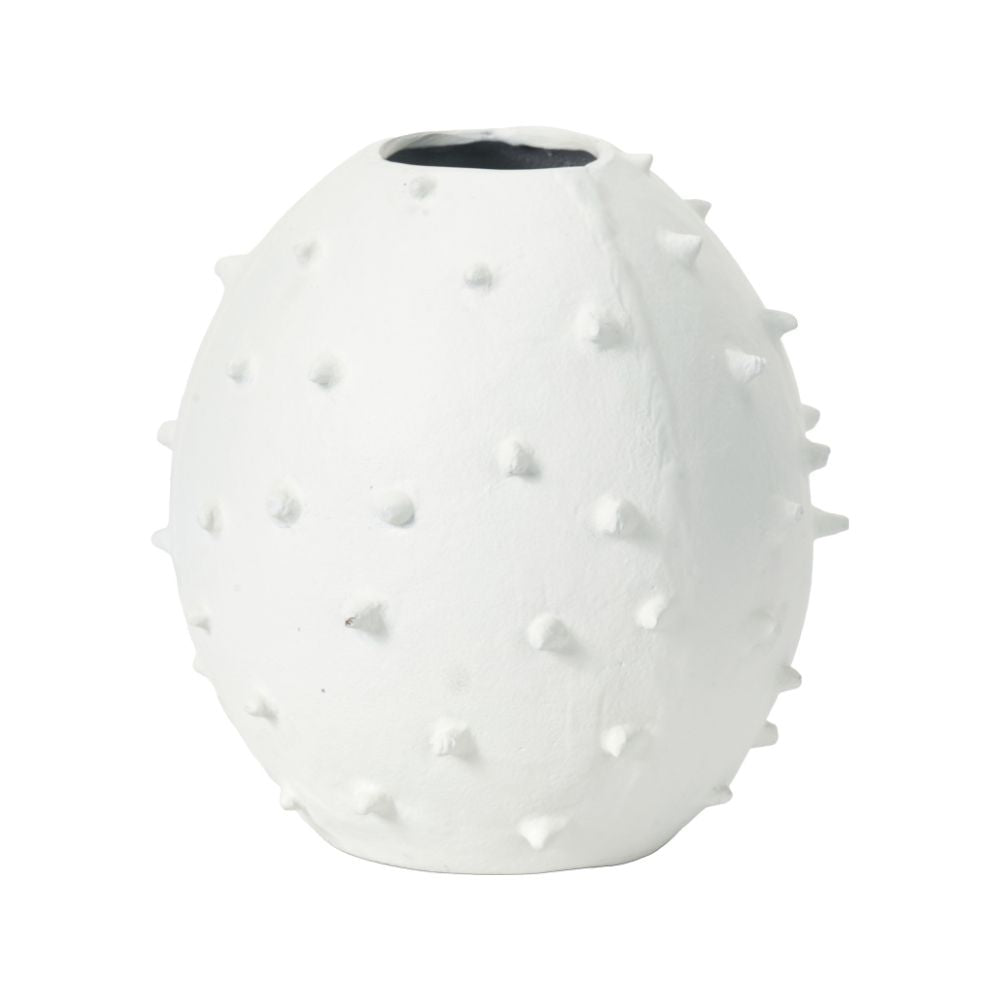 Metal Vase with Bobbles