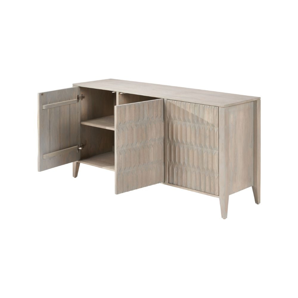 Khao Light Grey Mango Wood Sideboard