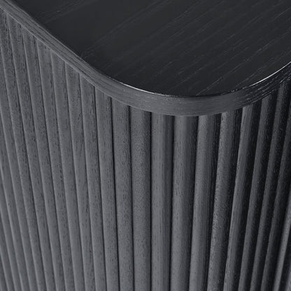 Louis Black Fluted Sideboard