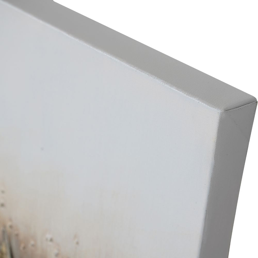 Canvas Abstract Golden Reeds Wall Art