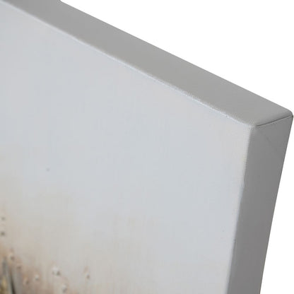 Canvas Abstract Golden Reeds Wall Art