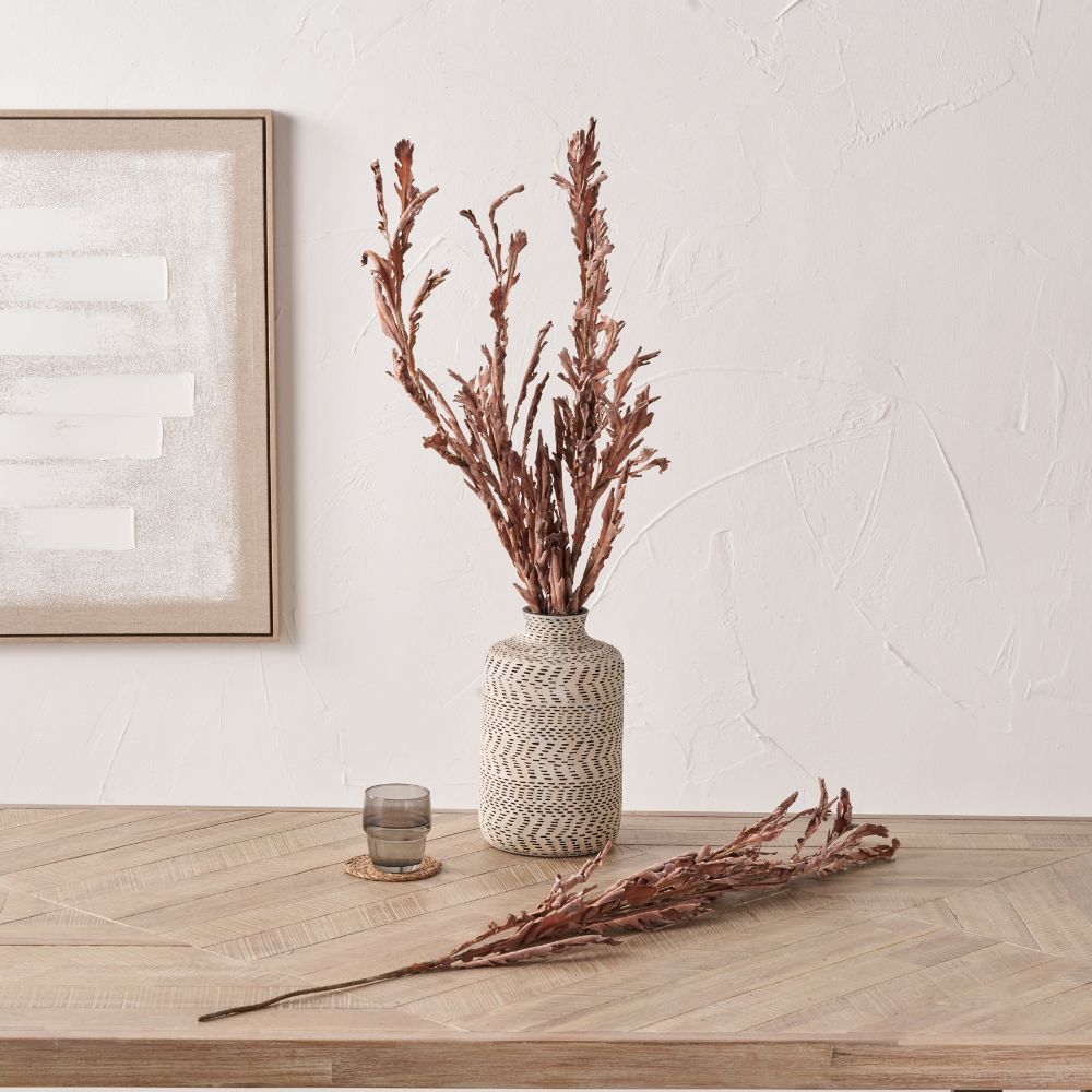 Mulberry Brown Autumn Leaf Pack of 6