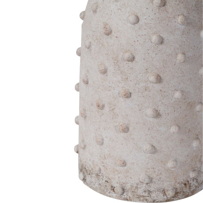 Kali Textured Dot Stoneware Vase