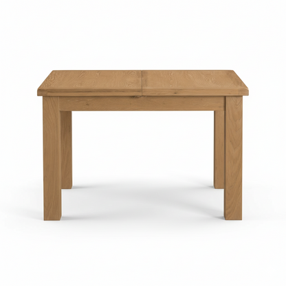 Dewsbury Oak 1.25M Butterfly Extendable Dining Table