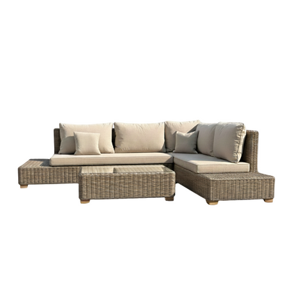 Capri Outdoor Large Corner And Coffee Table Set