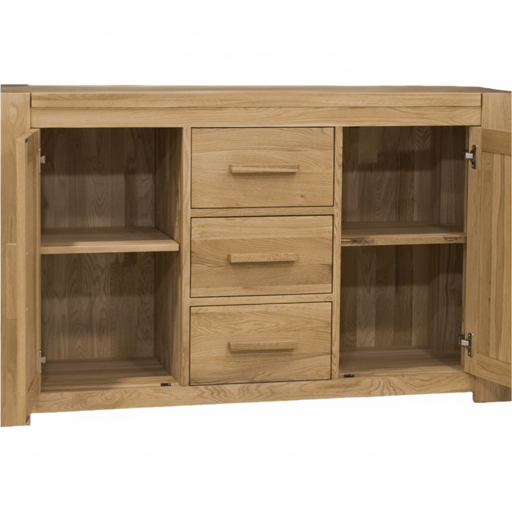 Tiberley Solid Oak Large Sideboard