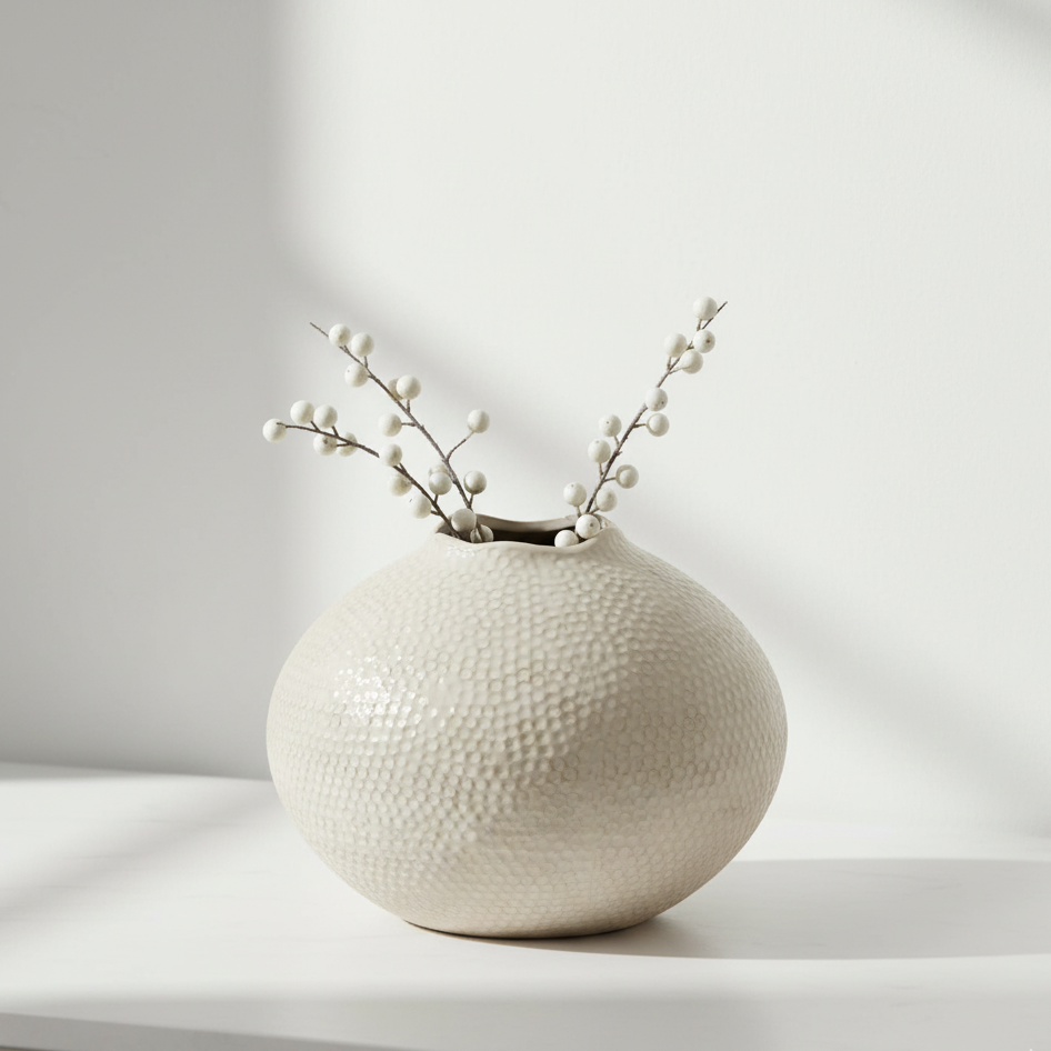 Zaffera Caldron Vase