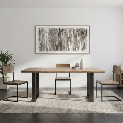 Baltic Live Edge Acacia Wood 4-6 Seater Dining Table