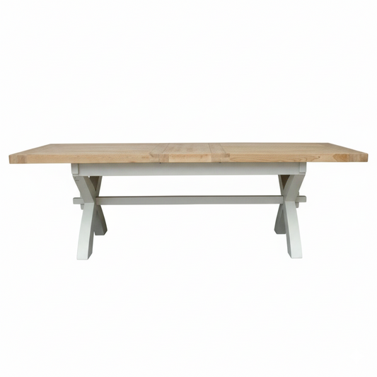 Deluxe Painted 8-12 Seater Extendable Dining Table