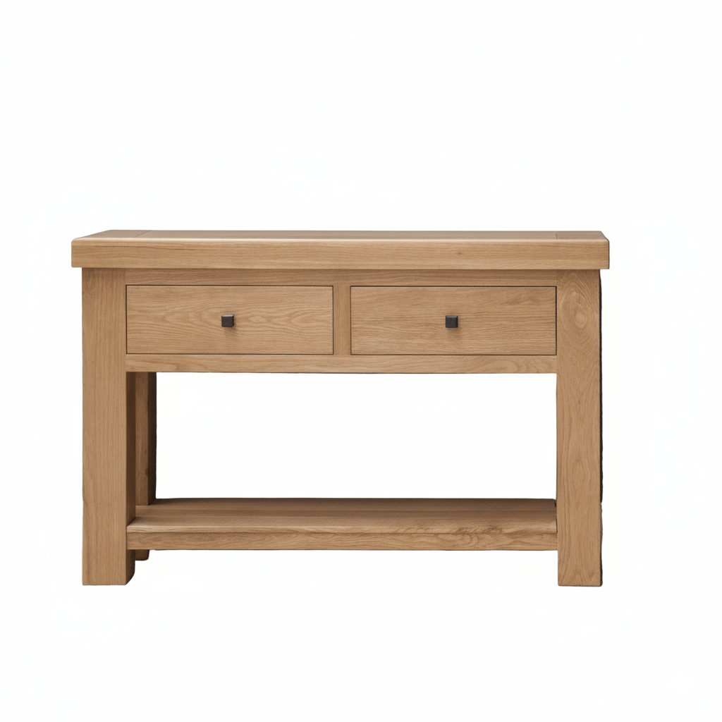 Bordeaux Solid Oak Console Table