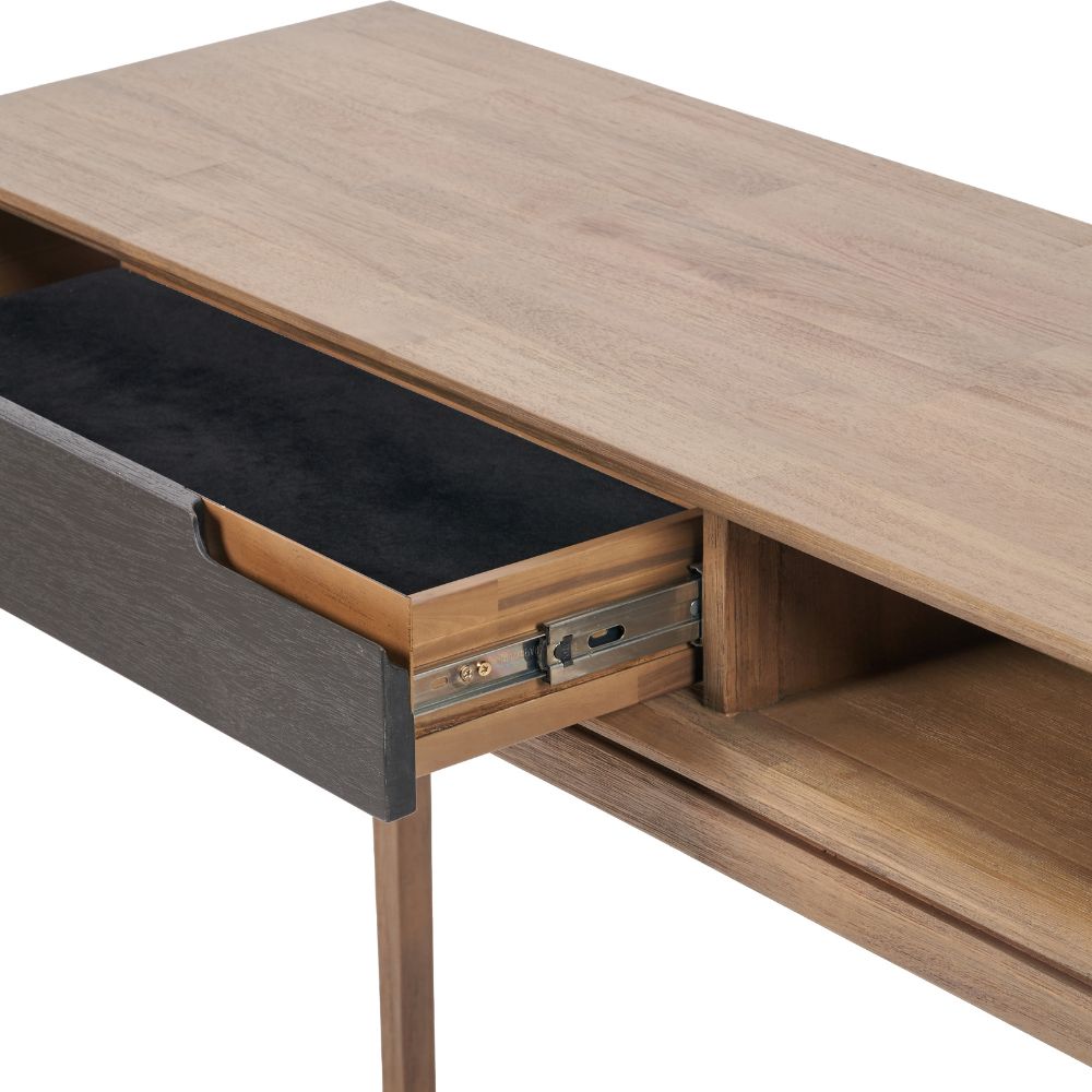 Gio Acacia Wood 1 Drawer Console Table