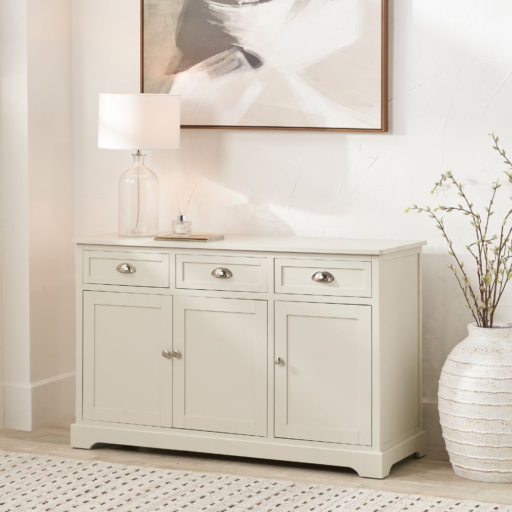 Croft Linen Pine Wood Sideboard