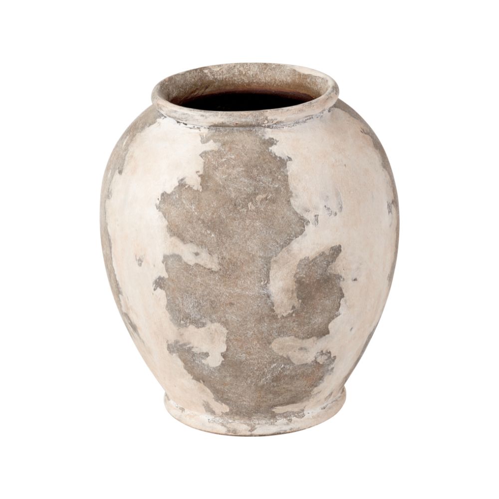 Lulia Stoneware Antique Finish Urn Vase