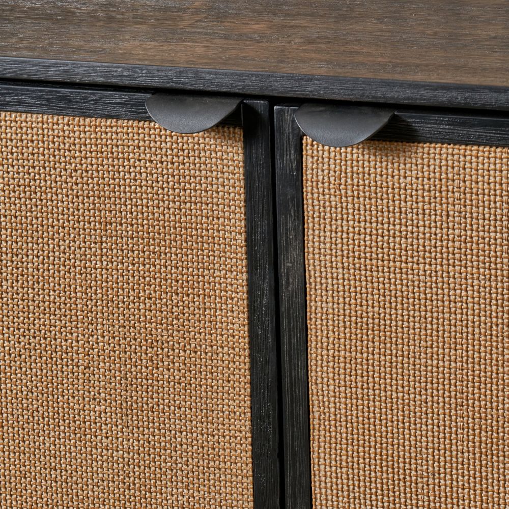 Fiji Black Acacia Wood Sideboard