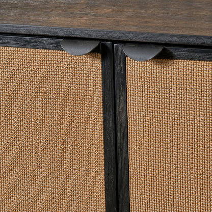 Fiji Black Acacia Wood Sideboard