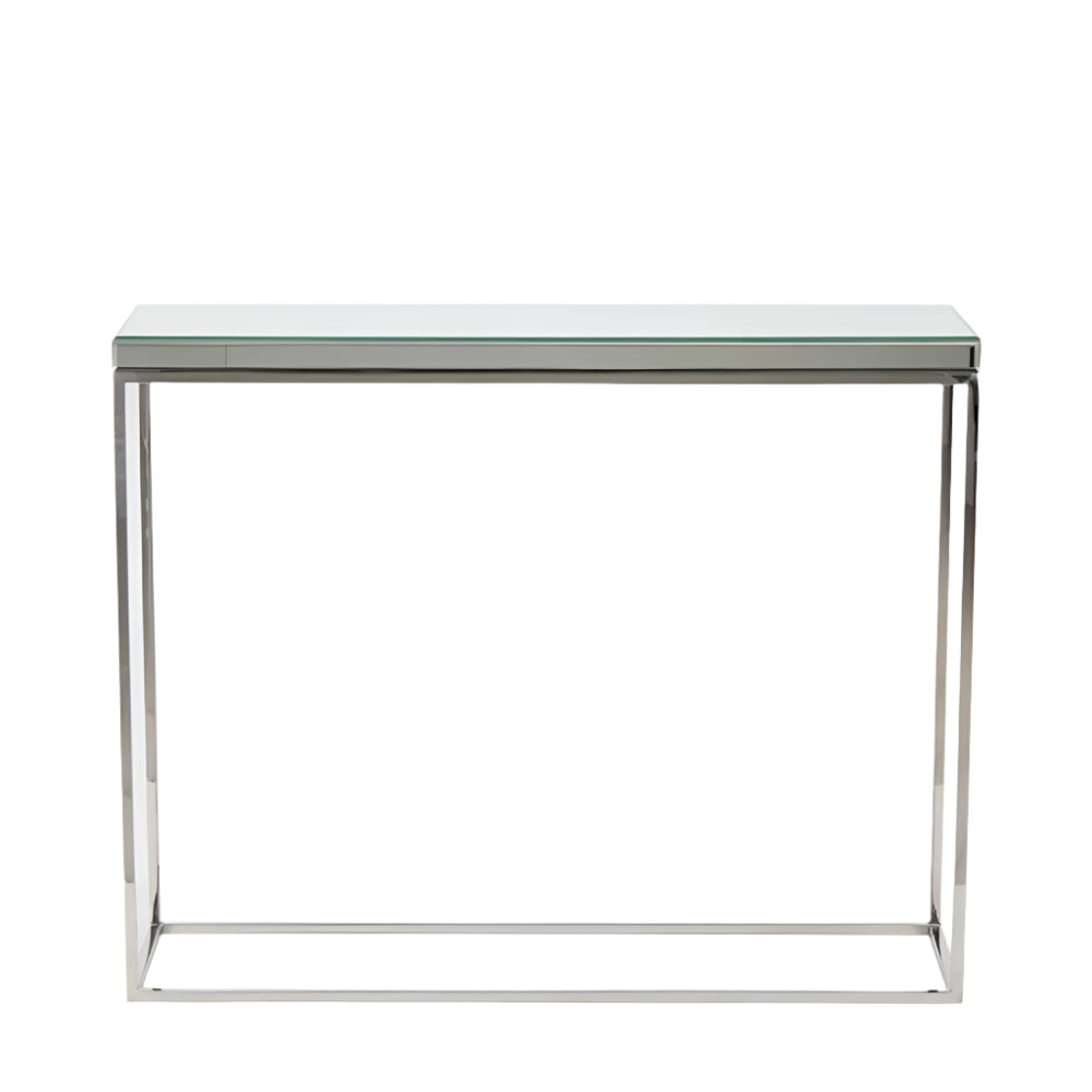 Elysee Mirrored Glass Console Table