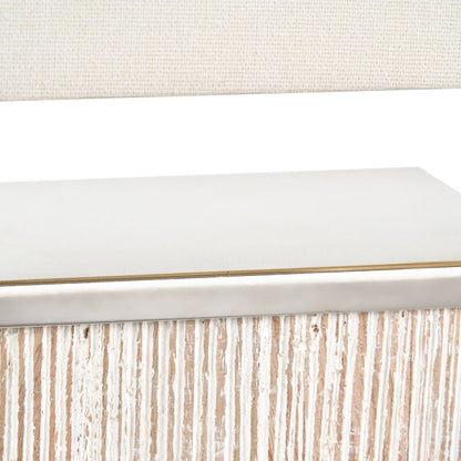 Hampton Wood White Wash Table Lamp