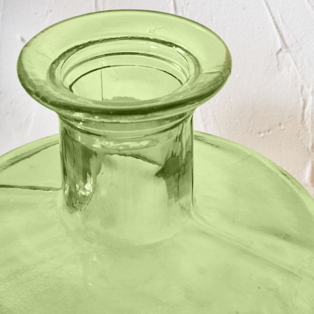 Recycled Glass Bottle Vase Tall