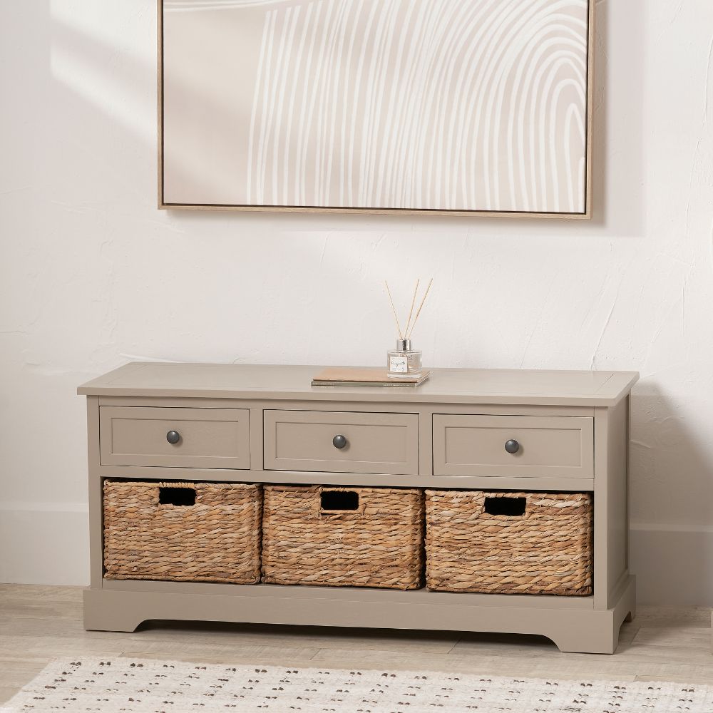 Devonshire Putty Pine Wood Sideboard