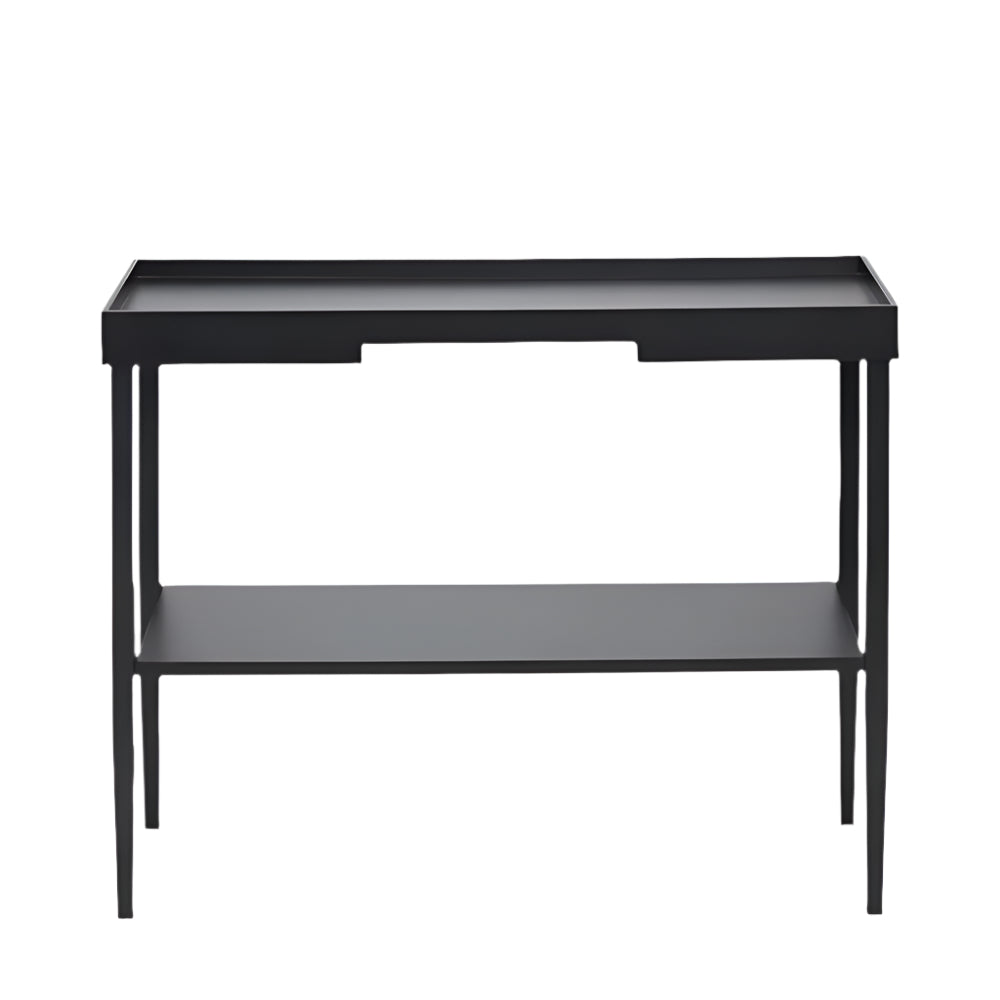 Marnie Black Wood Veneer Console Table
