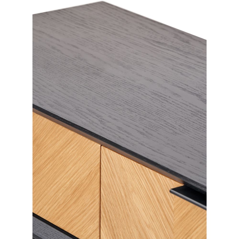 Hailee Pine Wood 2 Drawer Console Table