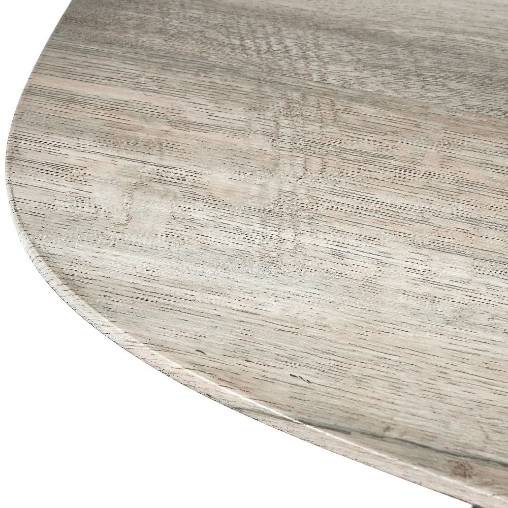 Ukiah Grey Oak Veneer Console Table