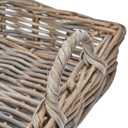 Kubu Grey Basket Trays (Set of 2)