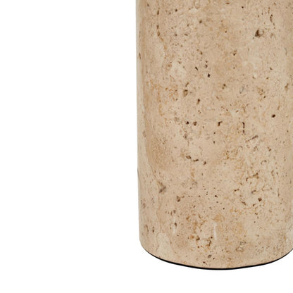 Kanoa Limestone Cylinder Table Lamp