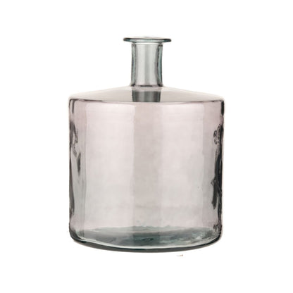 Recycled Glass Forest Green Bottle Vase