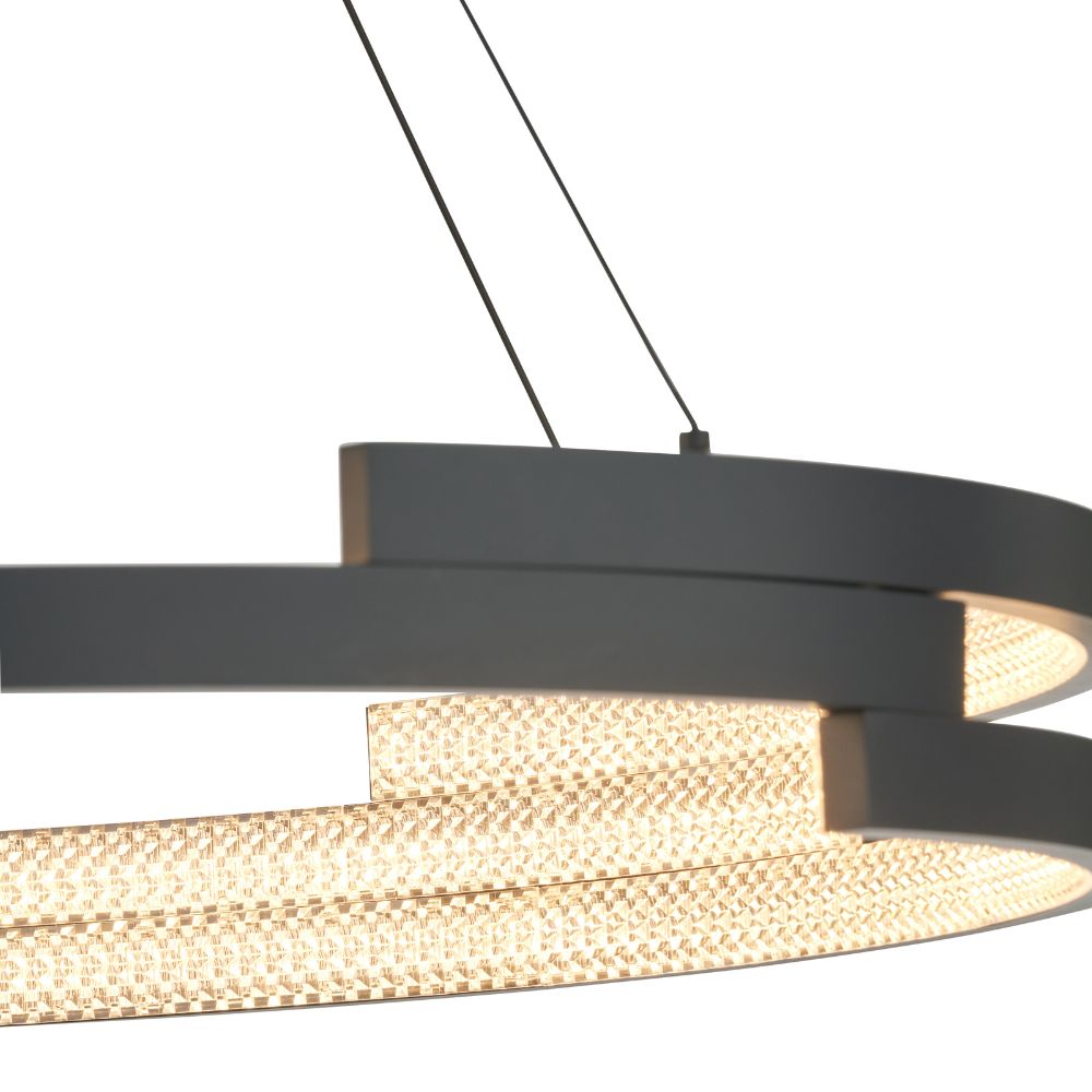 Sienna Metal LED Ring Pendant