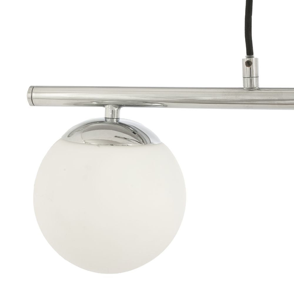 Asterope 3 White Orb Pendant