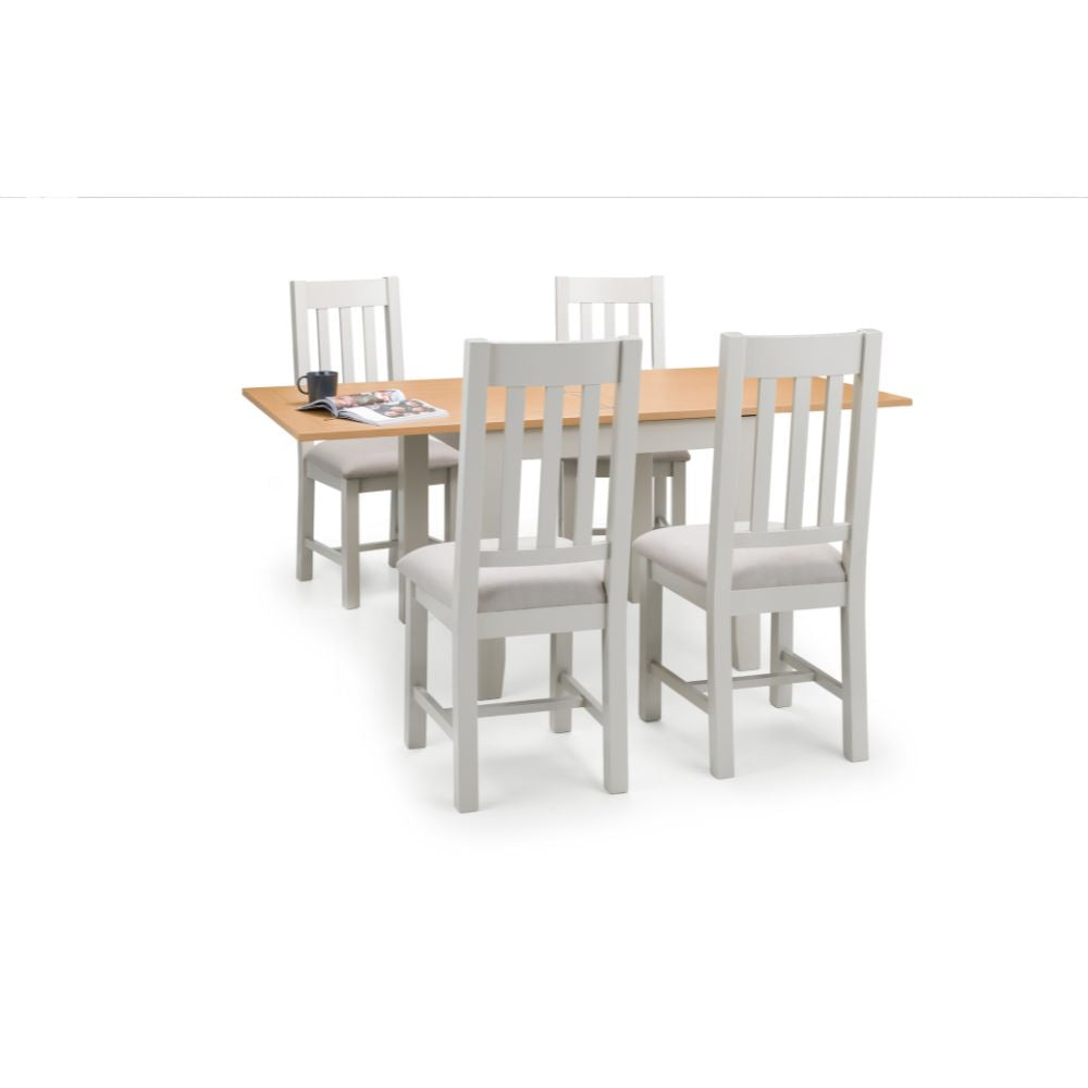Richmond Flip-Top Elephant Grey Dining Table
