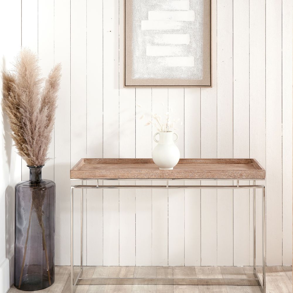 Evelyn Mango Wood Console Table