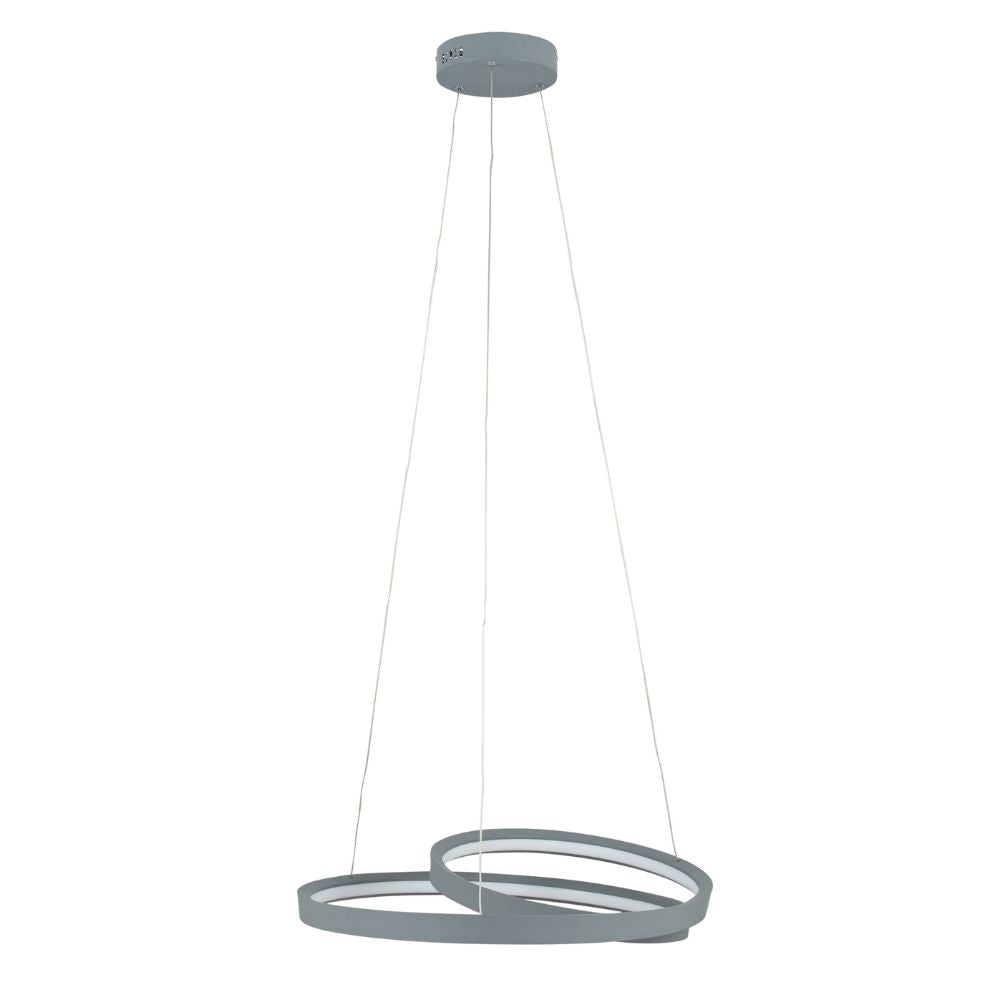Neptune Grey LED Ring Pendant