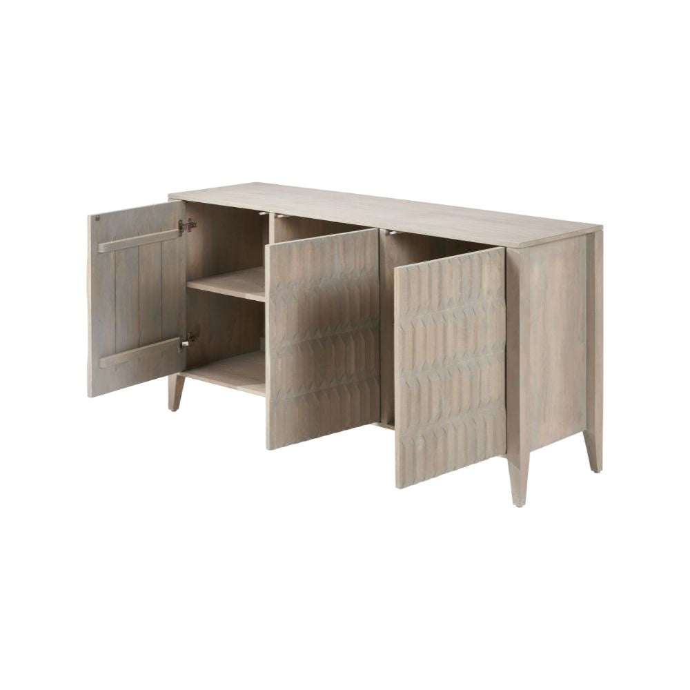 Khao Light Grey Mango Wood Sideboard