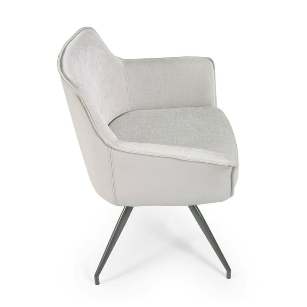 Noah Ivory Fabric Dining Chair